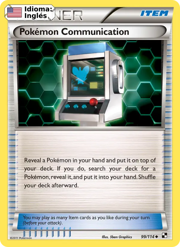 Pokémon Communication — Inglés