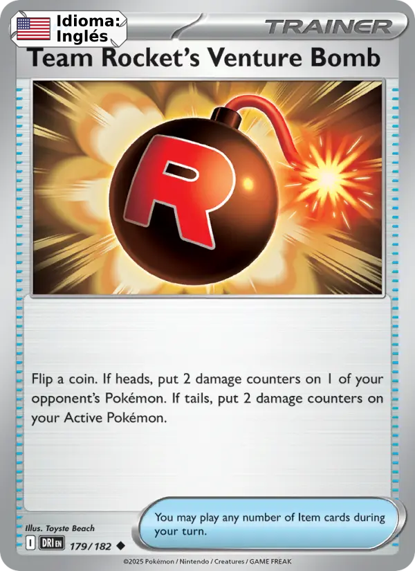 Team Rocket's Venture Bomb — Inglés