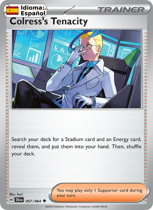 Colress's Tenacity — Español