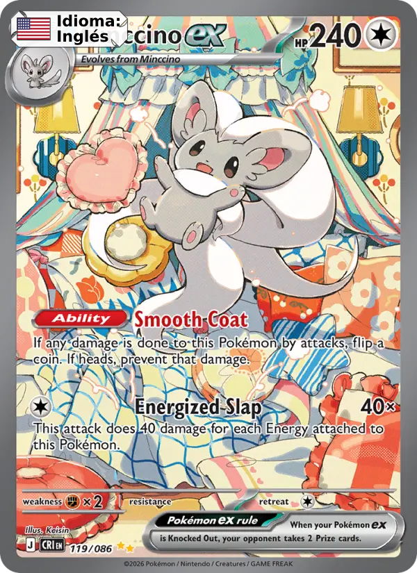 Cinccino ex — Inglés