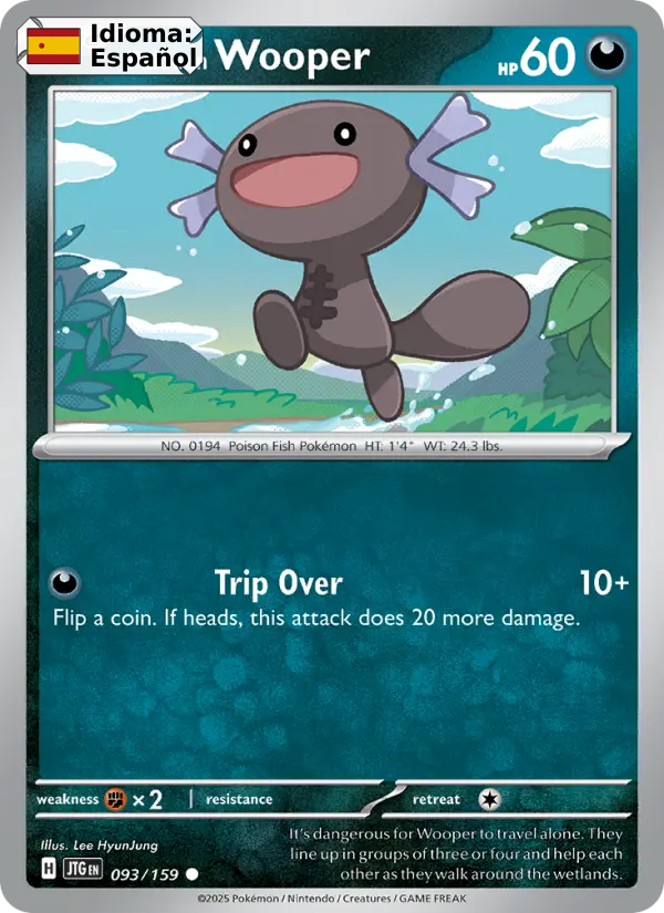 Paldean Wooper — Español