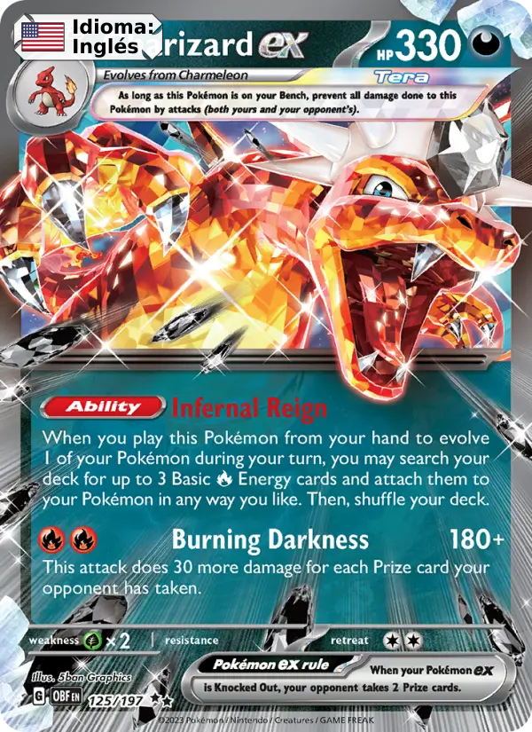 Charizard ex — Inglés