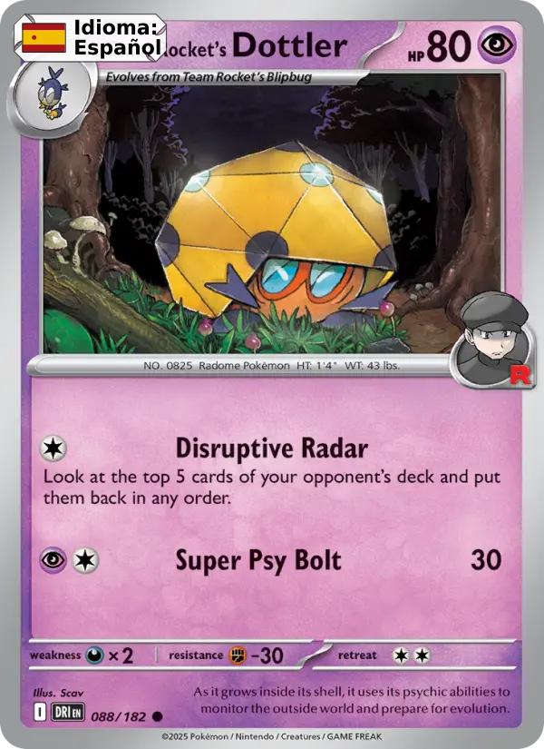 Team Rocket's Dottler — Español
