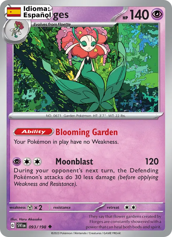 Florges — Español
