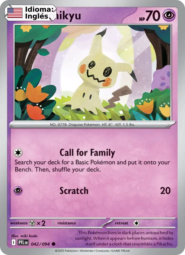 Mimikyu — Inglés