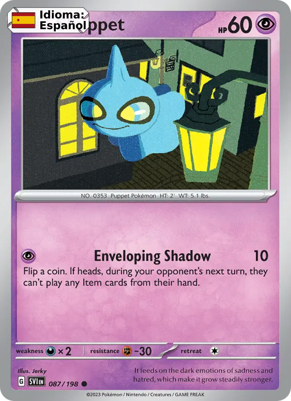 Shuppet — Español