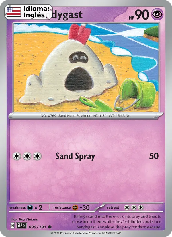 Sandygast — Inglés