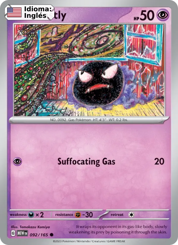 Gastly — Inglés