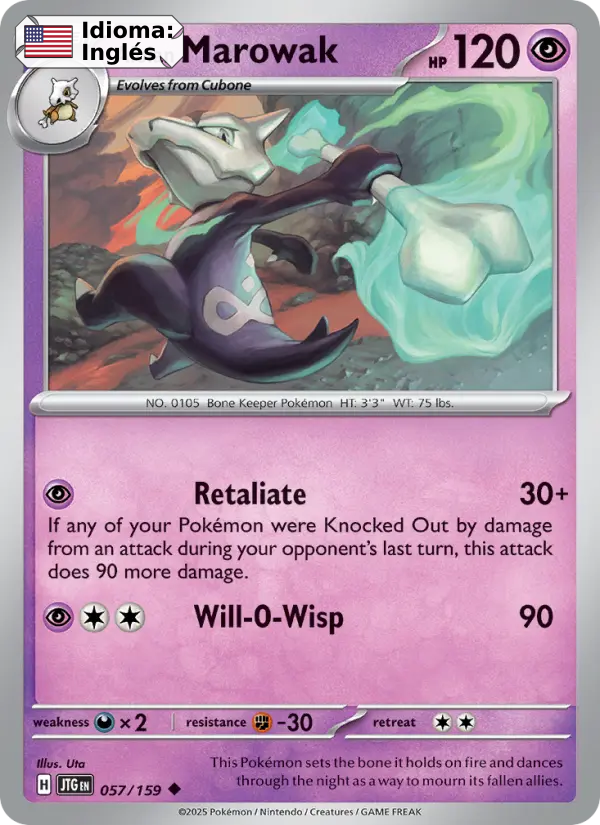 Alolan Marowak — Inglés