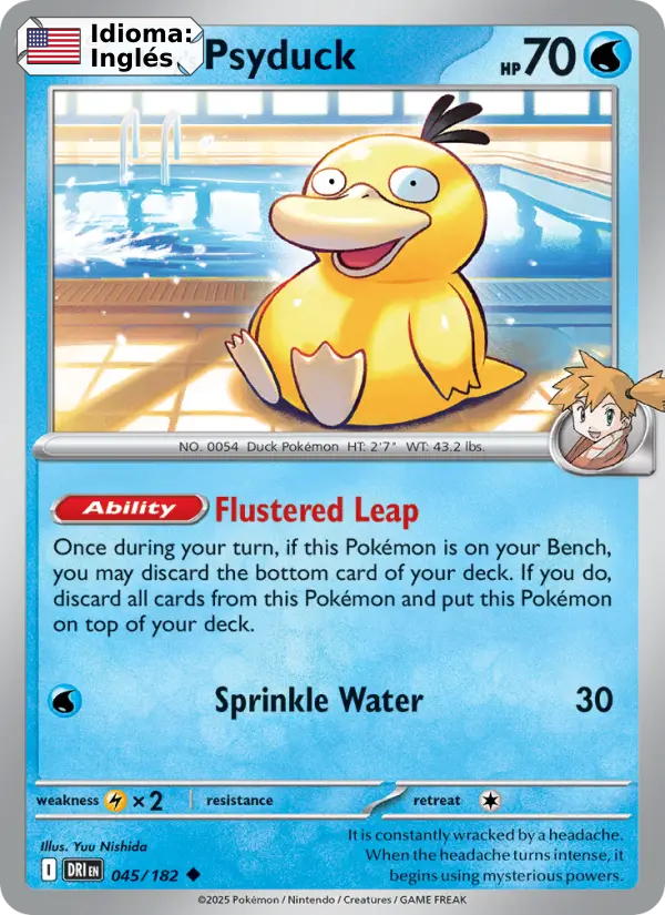 Misty's Psyduck — Inglés