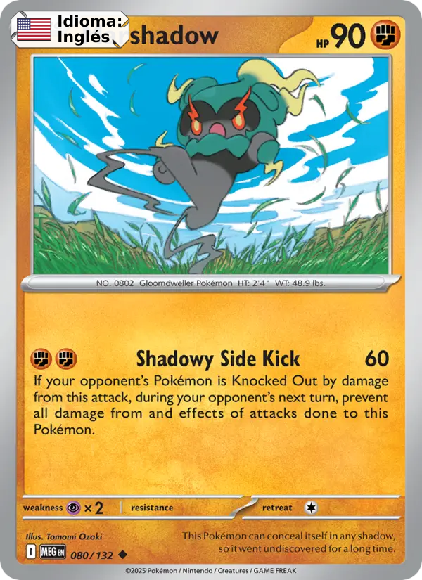Marshadow — Inglés