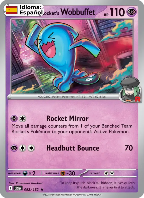 Team Rocket's Wobbuffet — Español