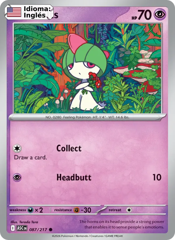 Ralts — Inglés