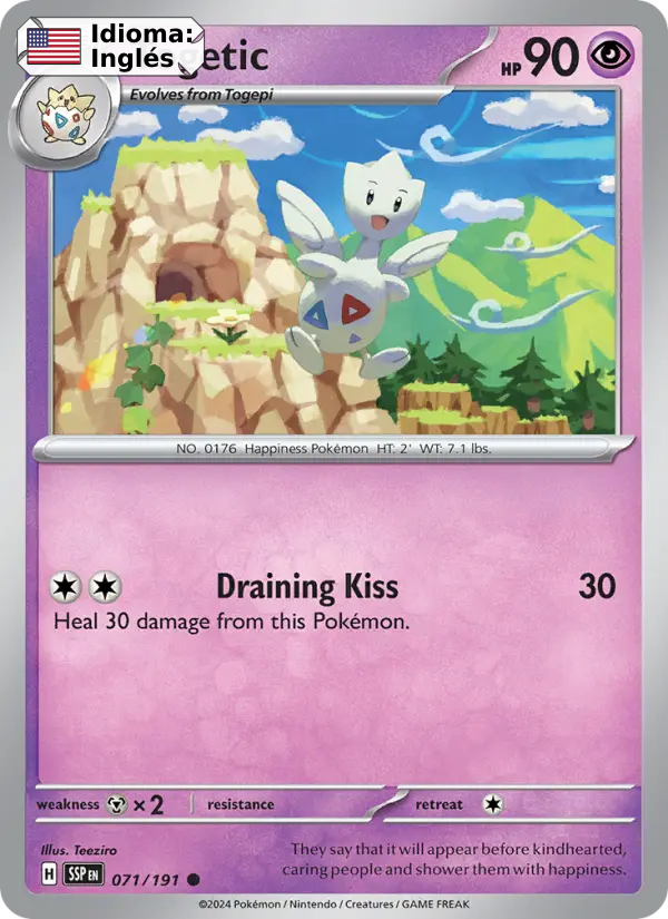 Togetic — Inglés