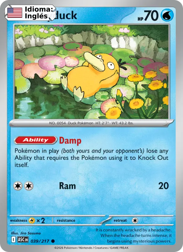 Psyduck — Inglés