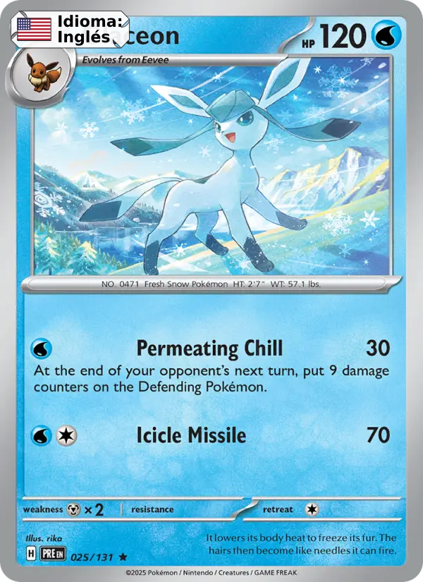 Glaceon — Inglés