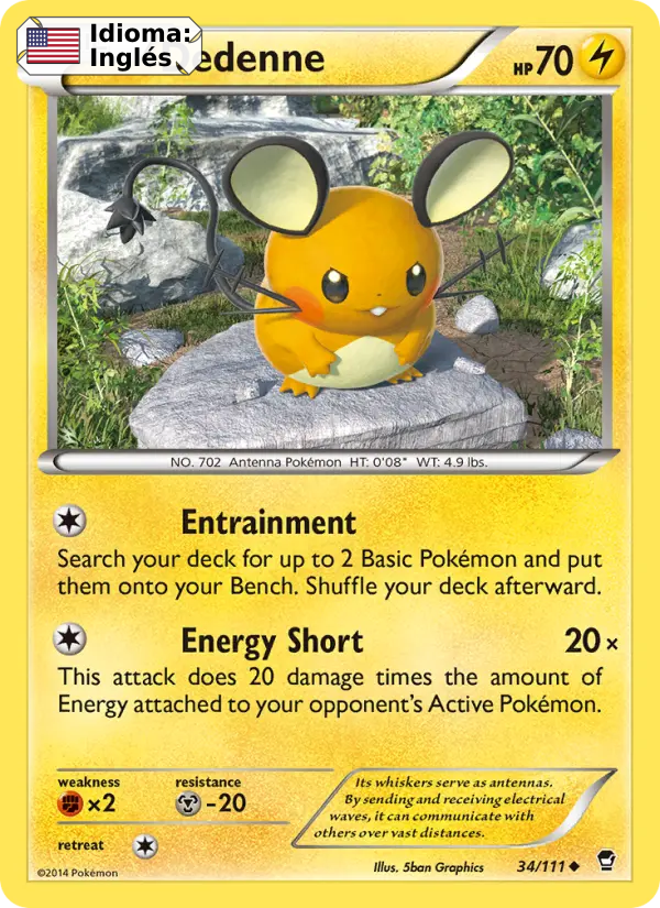 Dedenne — Inglés