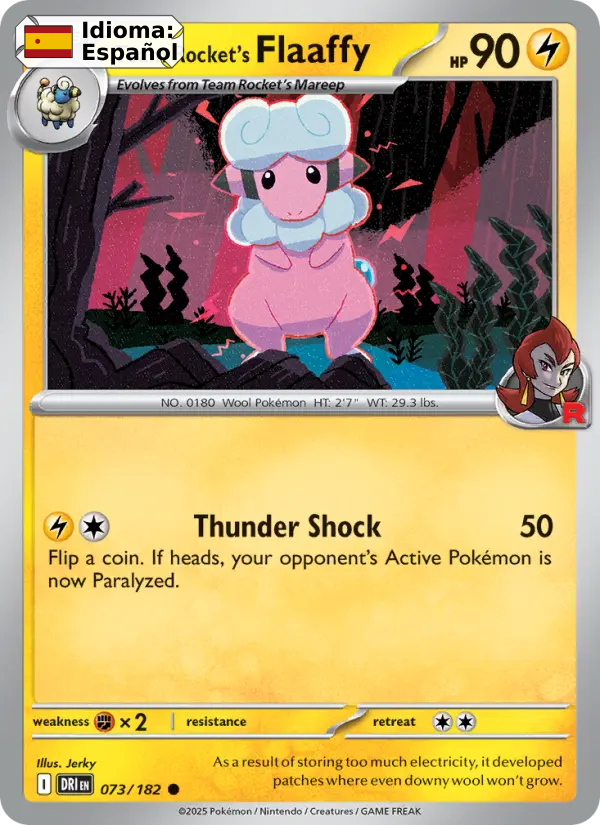 Team Rocket's Flaaffy — Español