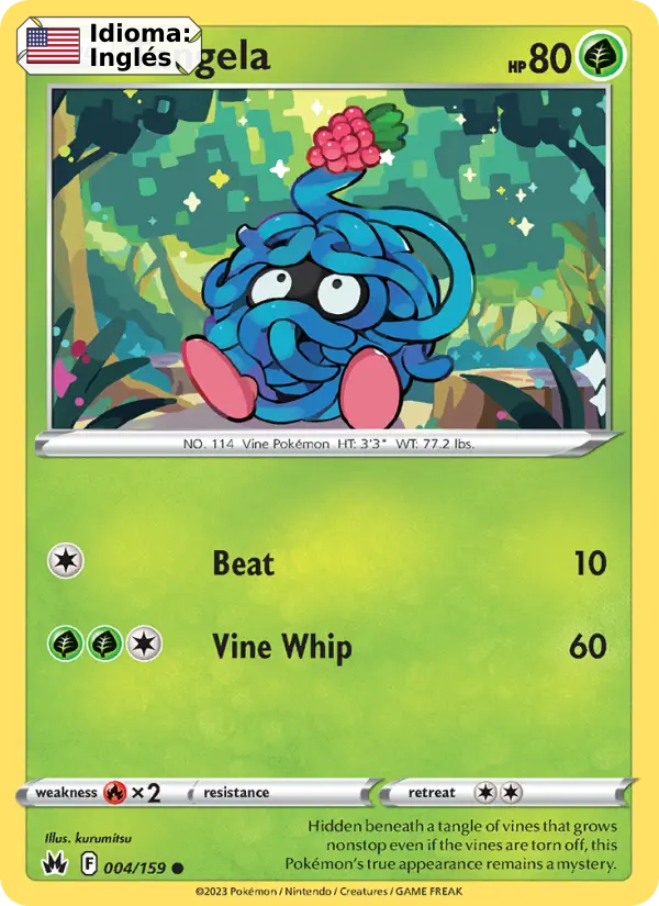 Tangela — Inglés