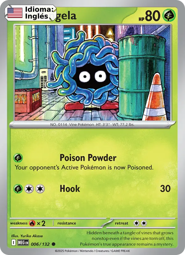 Tangela — Inglés