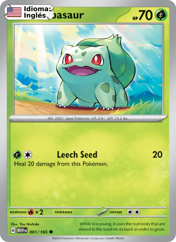 Bulbasaur — Inglés