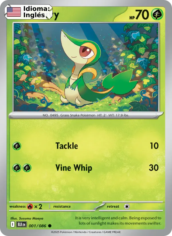 Snivy — Inglés