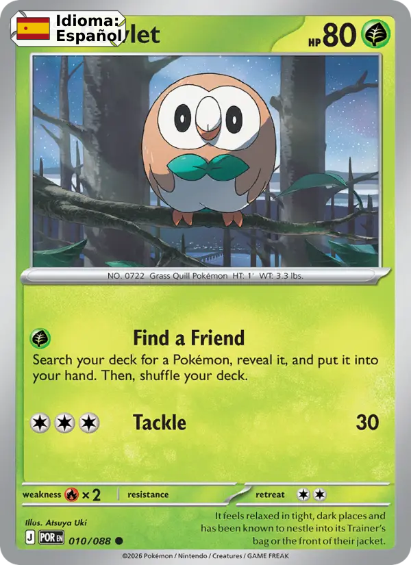 Rowlet — Español