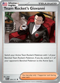 Team Rocket's Giovanni — Inglés