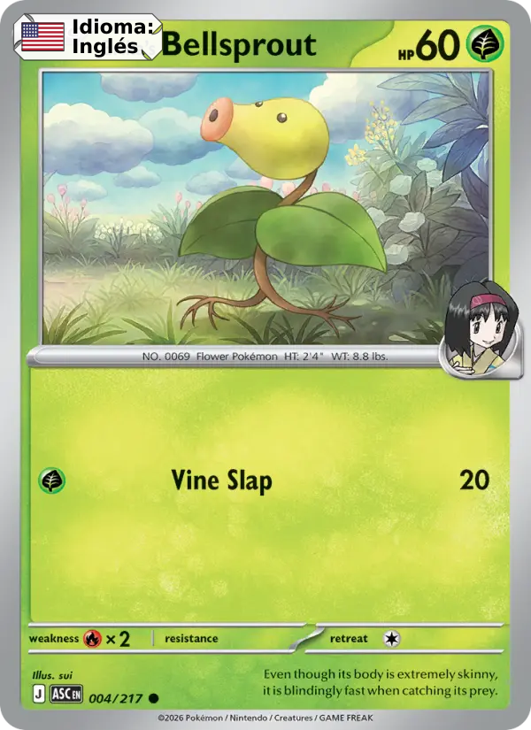 Erika's Bellsprout — Inglés