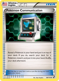 Pokémon Communication — Inglés