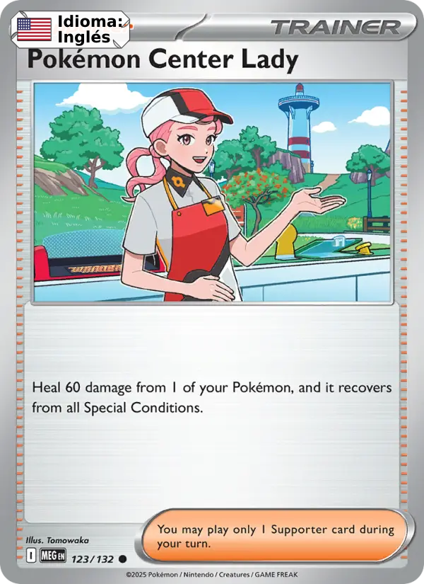 Pokémon Center Lady — Inglés