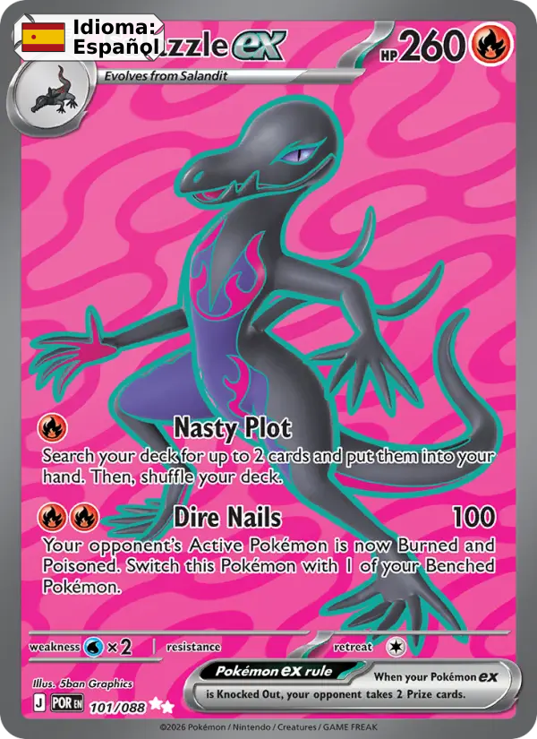 Salazzle ex — Español