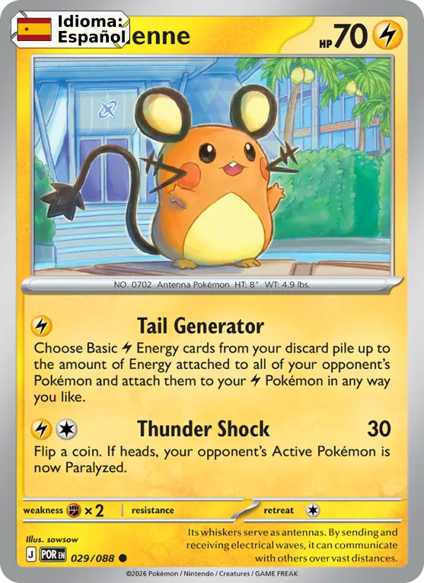 Dedenne — Español