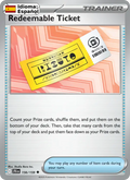 Redeemable Ticket — Español