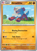 Hisuian Growlithe — Inglés