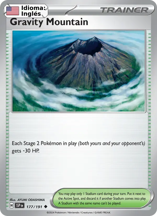 Gravity Mountain — Inglés