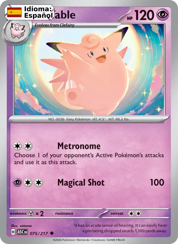 Clefable — Español