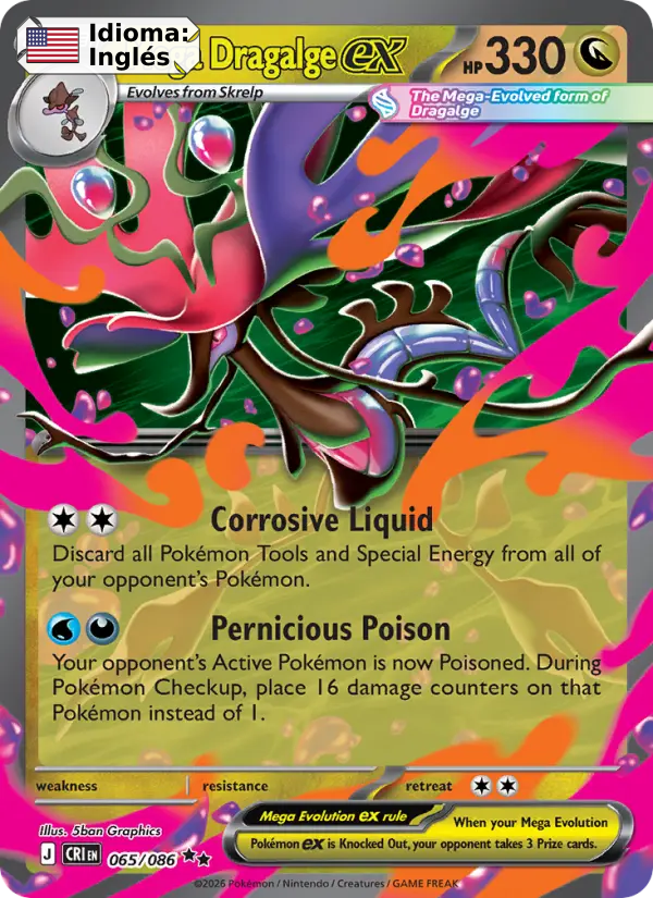 Mega Dragalge ex — Inglés