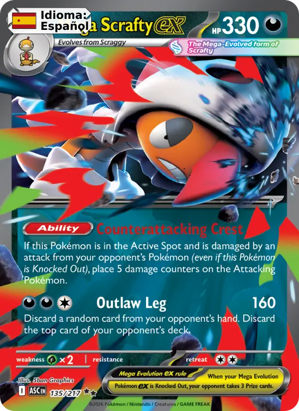 Mega Scrafty ex — Español