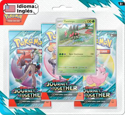Journey Together 3 Pack Blister [Yanmega] — Inglés
