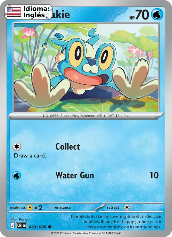 Froakie — Inglés