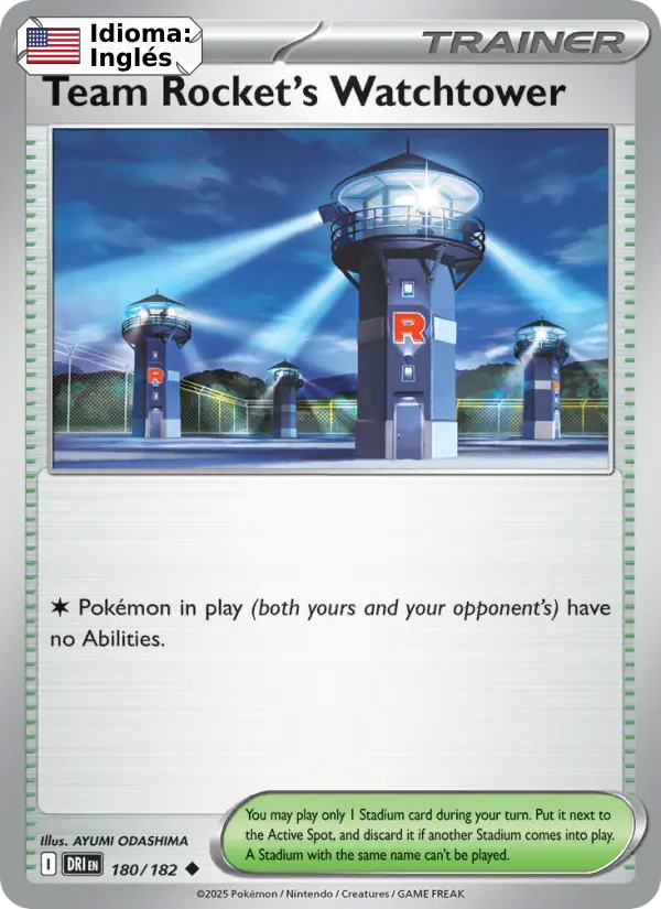 Team Rocket's Watchtower — Inglés
