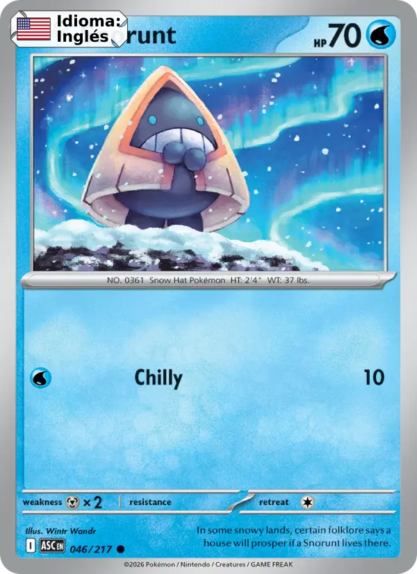 Snorunt — Inglés