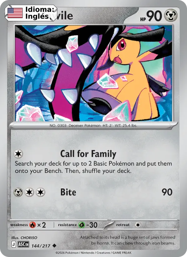 Mawile — Inglés