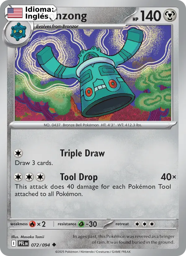 Bronzong — Inglés