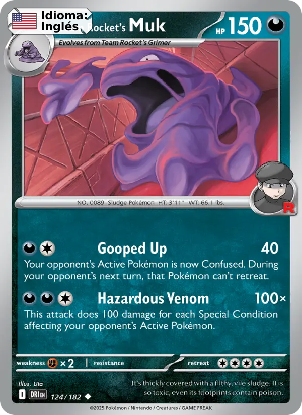 Team Rocket's Muk — Inglés