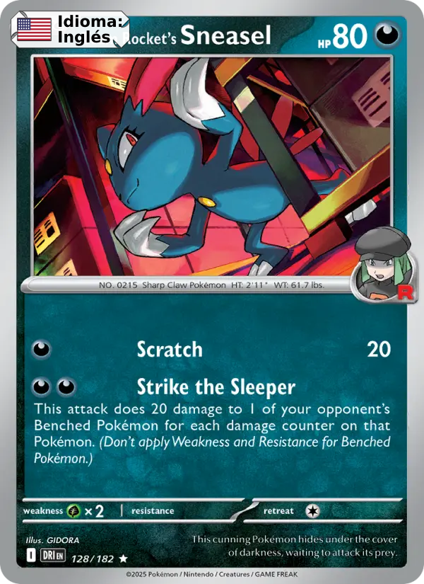 Team Rocket's Sneasel — Inglés