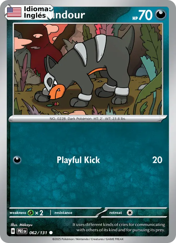 Houndour — Inglés