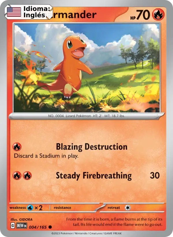 Charmander — Inglés