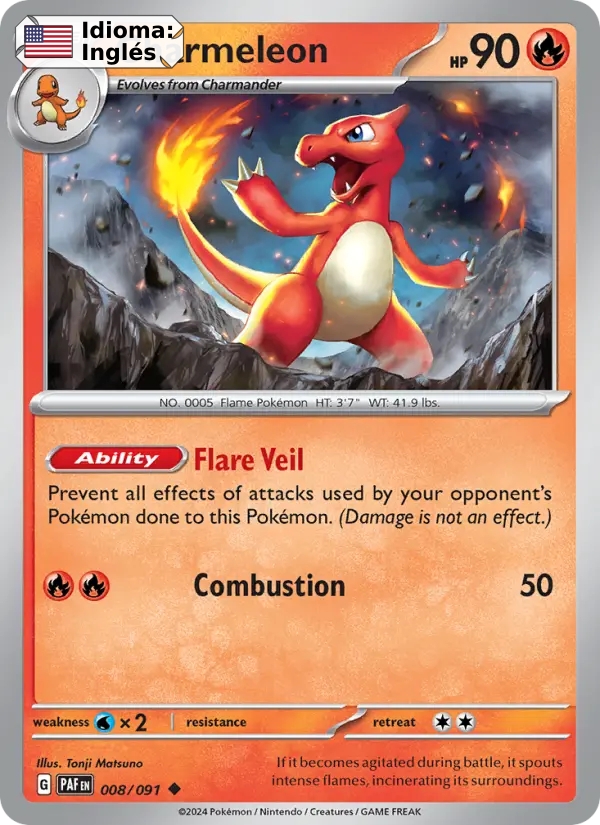 Charmeleon — Inglés